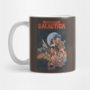 Vintage Distressed Battlestar Galactica Mug